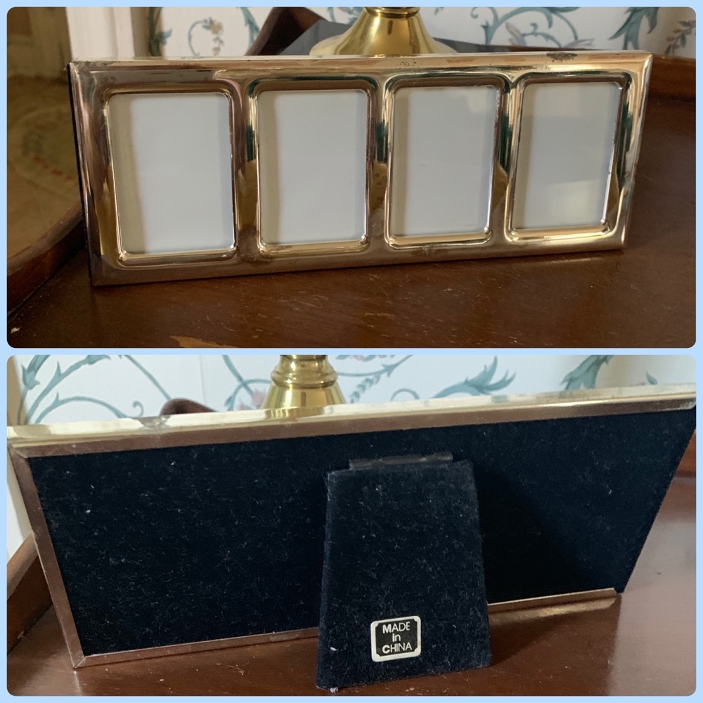 3” x 7 1/2” Silver Plate Frame